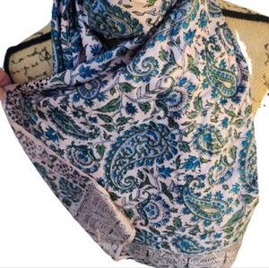 Vintage Majelli Silk Paisley‎ Scarf